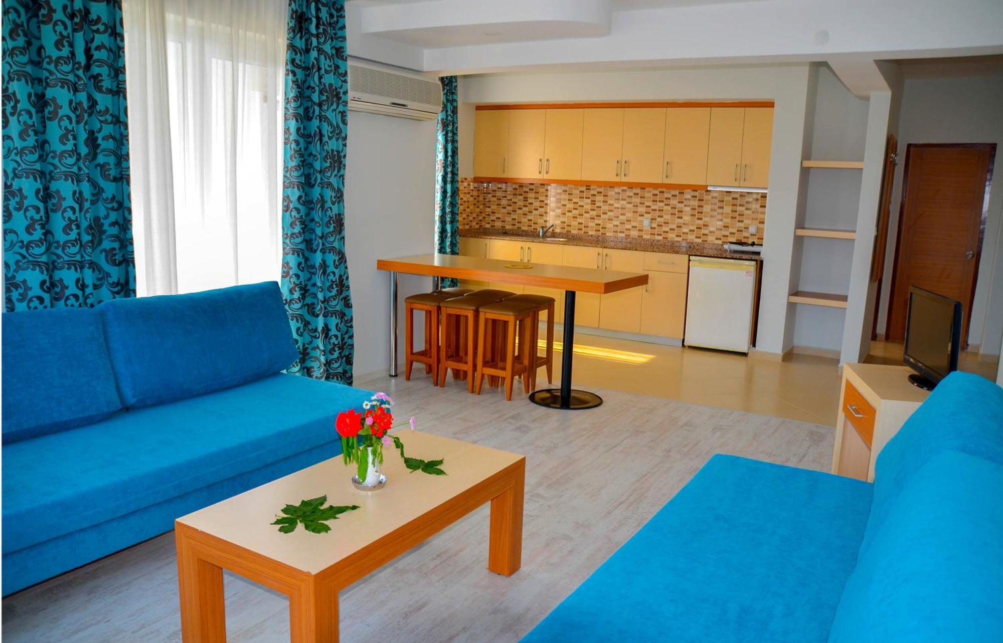 Ark Apart And Suite Hotel Alanya Rum bild
